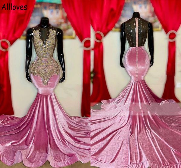 stunning crystals beading mermaid evening dresses pink velvet saudi arabia special occasion prom gowns illusion back second reception formal, Black;red
stunning crystals beading mermaid evening dresses pink velvet saudi arabia special occasion prom gowns illusion back second reception formal, Black;red