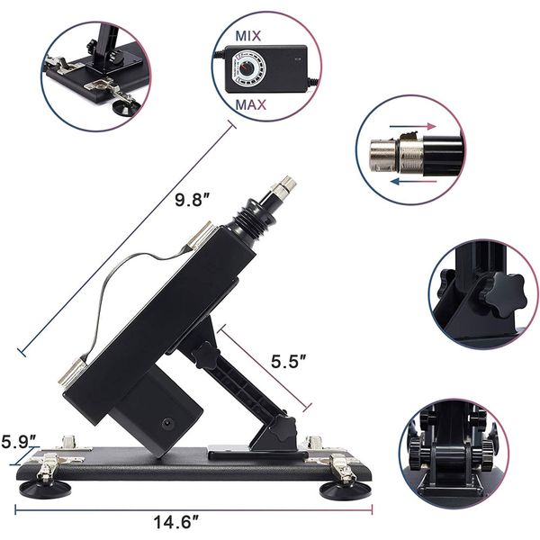 set rough beast machine for woman adjustable masturbating pumping with 3xlr accessories gun love machine for men ad, Black;white
set rough beast machine for woman adjustable masturbating pumping with 3xlr accessories gun love machine for men ad, Black;white