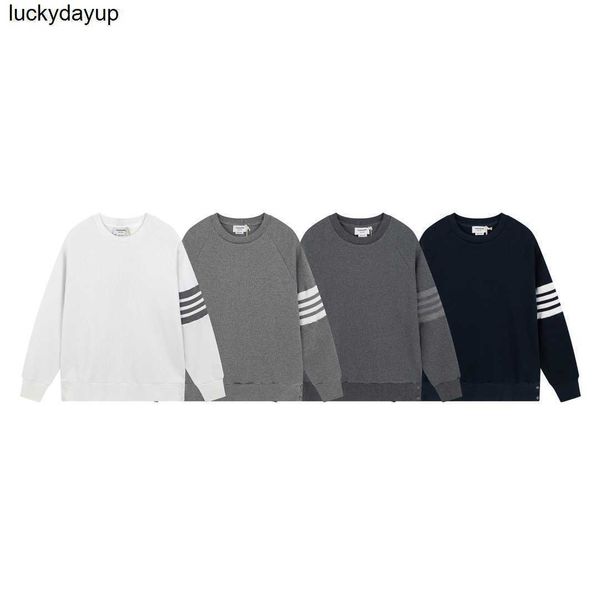 men's hoodies designer sweatshirts ttbom winter classic round neck four bars waffle guards men women casual loose hoodie, Black
men's hoodies designer sweatshirts ttbom winter classic round neck four bars waffle guards men women casual loose hoodie, Black