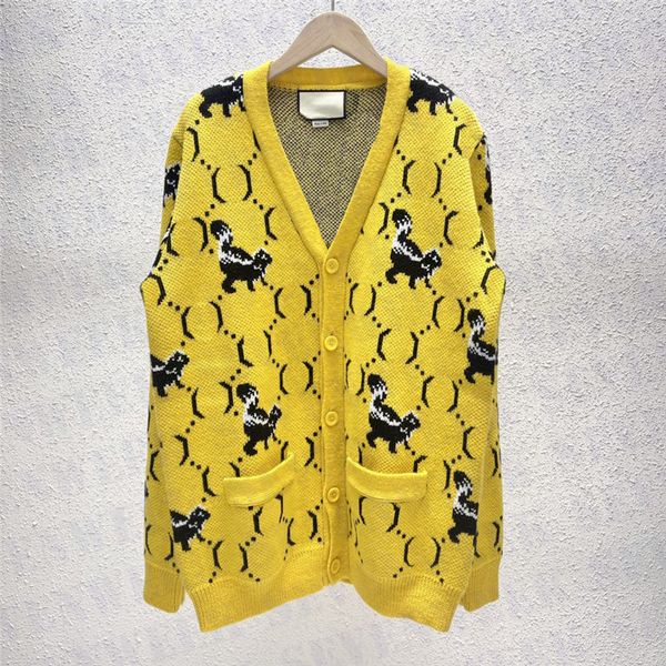 animal jacquard knitting cardigan sweaters for women autumn winter fashion knited coat ladies designer sweatshirts, White;black
animal jacquard knitting cardigan sweaters for women autumn winter fashion knited coat ladies designer sweatshirts, White;black