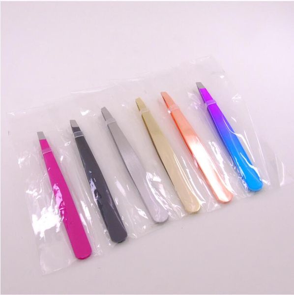 stainless steel eyebrow tweezers tip face hair removal clip brow trimmer makeup tools in stockl
stainless steel eyebrow tweezers tip face hair removal clip brow trimmer makeup tools in stockl