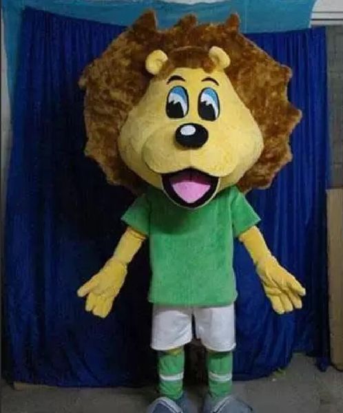 good vision and good ventilation a lion mascot costume with green sport suit for sale, Red;yellow
good vision and good ventilation a lion mascot costume with green sport suit for sale, Red;yellow