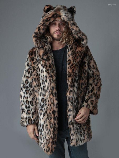 men's jackets men leopard fur coat winter faux parka outwear fashion punk streetwear long overcoats windbreaker coats, Black;brown
men's jackets men leopard fur coat winter faux parka outwear fashion punk streetwear long overcoats windbreaker coats, Black;brown