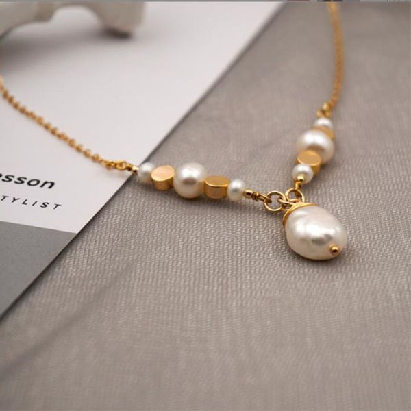 2022 new pendant necklaces niche design simple european and n accessories balok pearl long female jewelry pendant fashion sweater chain, Silver
2022 new pendant necklaces niche design simple european and n accessories balok pearl long female jewelry pendant fashion sweater chain, Silver