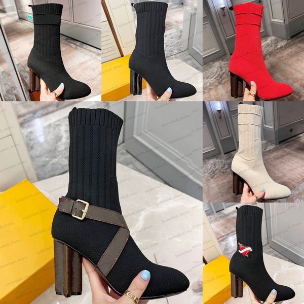 luxury socks boots women knitted elastic boots letter fashion electric embroidery letters plus water wash velvet high heels booties, Black
luxury socks boots women knitted elastic boots letter fashion electric embroidery letters plus water wash velvet high heels booties, Black