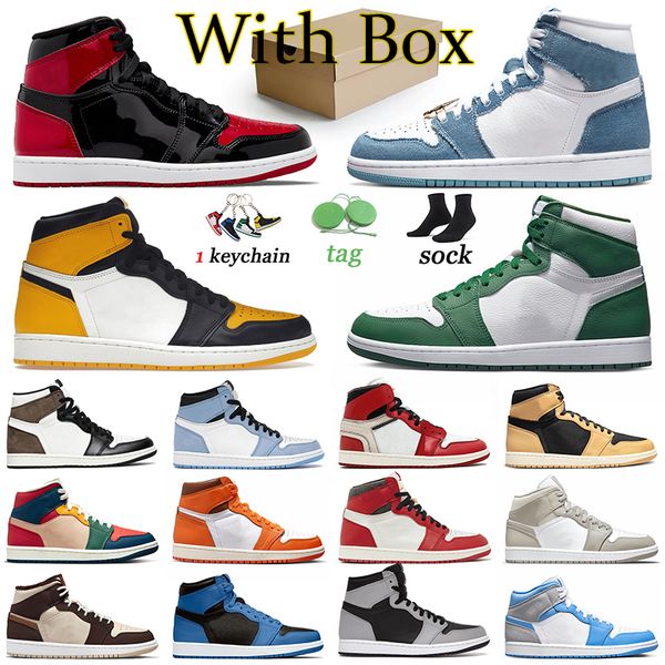j1 designer shoes men women 1 jumpman 1s gorge green high og heirloom starfish bred patent multi color sports offs white trainers yellow toe
j1 designer shoes men women 1 jumpman 1s gorge green high og heirloom starfish bred patent multi color sports offs white trainers yellow toe