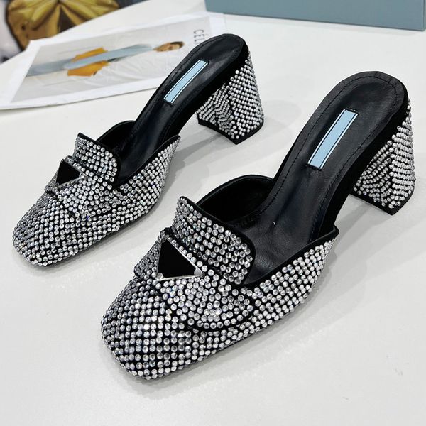 girl high heel shoes with triangular logo or spot drill embellishment elegant generous noble party christmas versatile famous brand high hee, Black
girl high heel shoes with triangular logo or spot drill embellishment elegant generous noble party christmas versatile famous brand high hee, Black