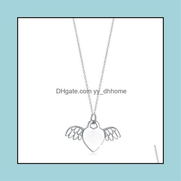 pendant necklaces & pendants jewelry original 100% 925 sterling sier devil angel heart necklace love shape rose gold elegant drop deliv1765, Silver
pendant necklaces & pendants jewelry original 100% 925 sterling sier devil angel heart necklace love shape rose gold elegant drop deliv1765, Silver