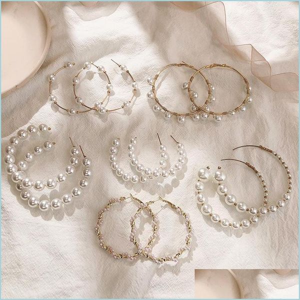 hoop huggie korean white imitation pearl circle hoop earrings for women round faux big statement earings boho wedding jewelry drop dhkim, Golden;silver
hoop huggie korean white imitation pearl circle hoop earrings for women round faux big statement earings boho wedding jewelry drop dhkim, Golden;silver