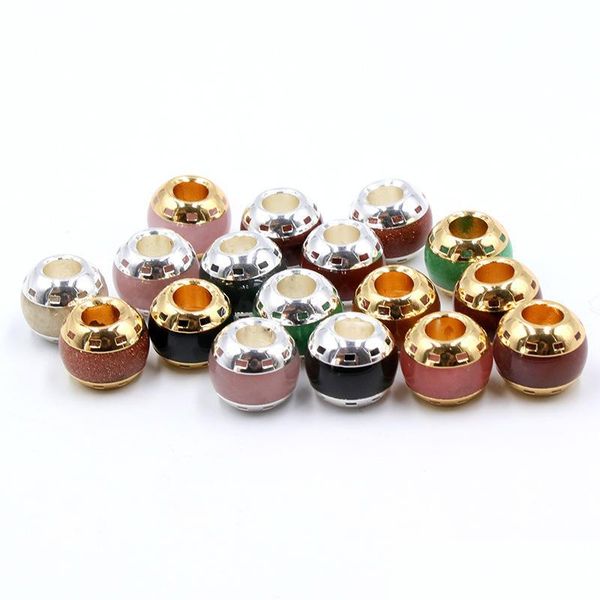 stone fashion big hole stone malay jade agate gilding 12mm charms rose quartz crystal pendants jewelry making necklace accessories o dhyio, Black
stone fashion big hole stone malay jade agate gilding 12mm charms rose quartz crystal pendants jewelry making necklace accessories o dhyio, Black