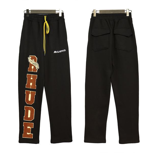 black pants sweatpants plus size men women hip hop letter embroidery joggers drawstring trousers 2023, Black;brown
black pants sweatpants plus size men women hip hop letter embroidery joggers drawstring trousers 2023, Black;brown