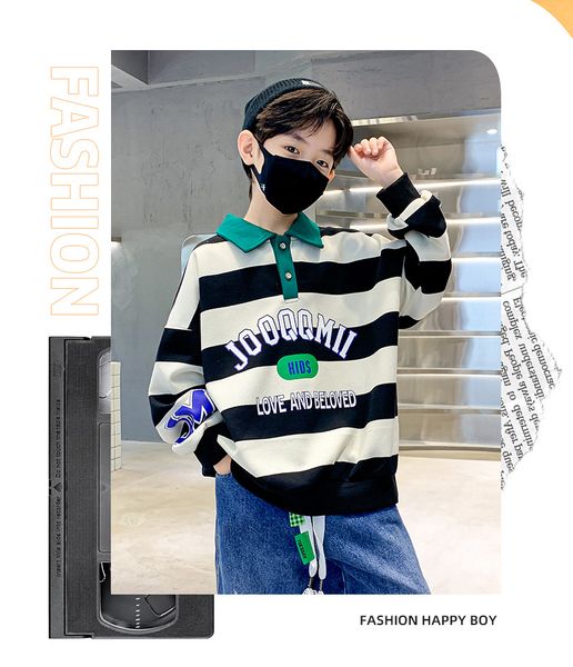 boys' sweater sweatshirts spring and autumn 2022 new children autumn long sleeved polo shirt casual children's velvet winter fashi, Black
boys' sweater sweatshirts spring and autumn 2022 new children autumn long sleeved polo shirt casual children's velvet winter fashi, Black