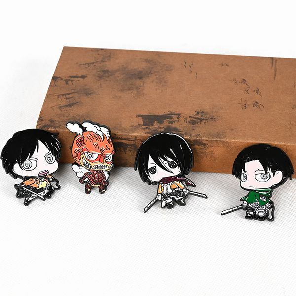 other fashion accessories aniem attack on titan badge attacks giant investigator captain alan sanli figure model q version brooch accessorie, Silver
other fashion accessories aniem attack on titan badge attacks giant investigator captain alan sanli figure model q version brooch accessorie, Silver