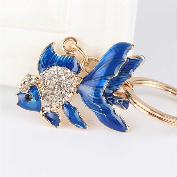 keychains lovely blue goldfish fish cute crystal charm purse handbag car key keyring keychain party wedding birthday gift g221026, Silver
keychains lovely blue goldfish fish cute crystal charm purse handbag car key keyring keychain party wedding birthday gift g221026, Silver