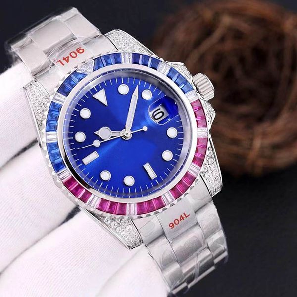 mens watch dropshipping mens automatic mechanical watches 40mm full stainless steel rainbow diamond bezel wristwatches montre de luxe swimmi, Slivery;golden
mens watch dropshipping mens automatic mechanical watches 40mm full stainless steel rainbow diamond bezel wristwatches montre de luxe swimmi, Slivery;golden