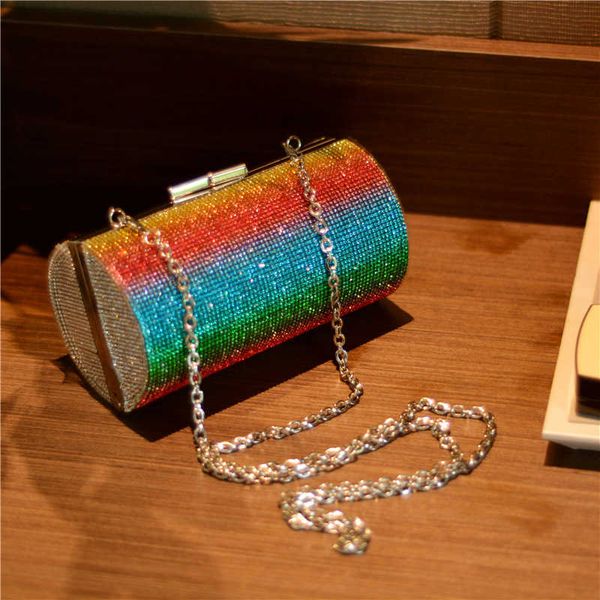 pink sugao crystal luxury rainbows cylinder evening bag shoulder bag bling party purse fashion women wedding day clutch bag
pink sugao crystal luxury rainbows cylinder evening bag shoulder bag bling party purse fashion women wedding day clutch bag