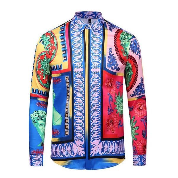 men's casual shirts fashion luxury royal shirt court style men baroque colorful printing manche longue slim mens dress chemis294j, White;black
men's casual shirts fashion luxury royal shirt court style men baroque colorful printing manche longue slim mens dress chemis294j, White;black