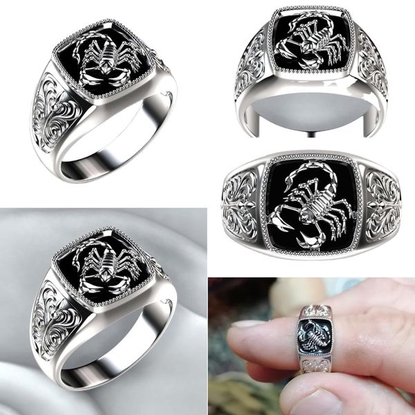 gothic personality stainless steel cluster rings 3d scorpion relief vintage craft rings for men party jewelry accessories, Golden;silver
gothic personality stainless steel cluster rings 3d scorpion relief vintage craft rings for men party jewelry accessories, Golden;silver