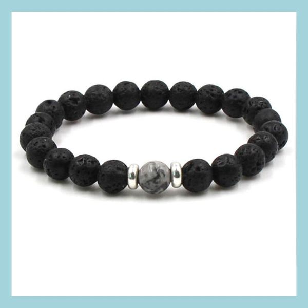 charm bracelets 10 colors 8mm black lava stone beads elastic bracelet essential oil diffuser volcanic rock beaded hand strings drop dh27j, Golden;silver
charm bracelets 10 colors 8mm black lava stone beads elastic bracelet essential oil diffuser volcanic rock beaded hand strings drop dh27j, Golden;silver