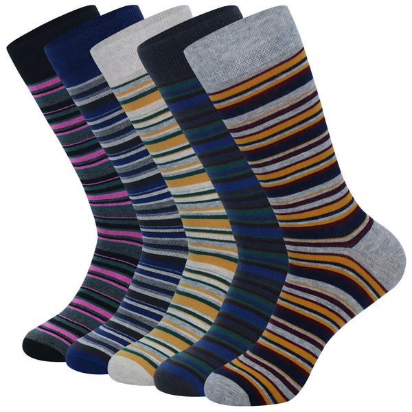 5 pairs breathable soft fashion colorful casual size eu41-48 stripe grid business men cotton dress socks, Black
5 pairs breathable soft fashion colorful casual size eu41-48 stripe grid business men cotton dress socks, Black