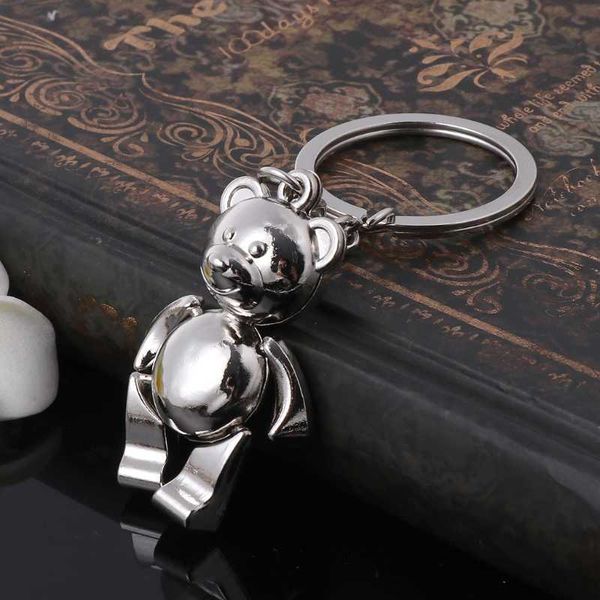keychains metal movable bear keychain 3d animal kering women car handbag charm accessory g221026, Silver
keychains metal movable bear keychain 3d animal kering women car handbag charm accessory g221026, Silver