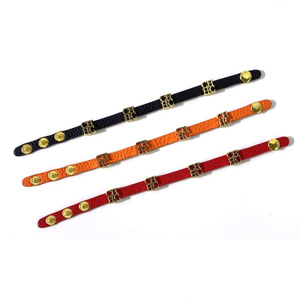 fashion brand jewerlry metal ch letter leather bracelet for women wide multicolor bangle, Golden;silver
fashion brand jewerlry metal ch letter leather bracelet for women wide multicolor bangle, Golden;silver