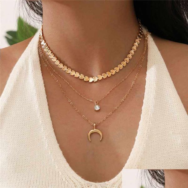 pendant necklaces bohemian cute choker necklace for women street style statement chain gold color letter strap jewelry drop delivery dhafe, Silver
pendant necklaces bohemian cute choker necklace for women street style statement chain gold color letter strap jewelry drop delivery dhafe, Silver
