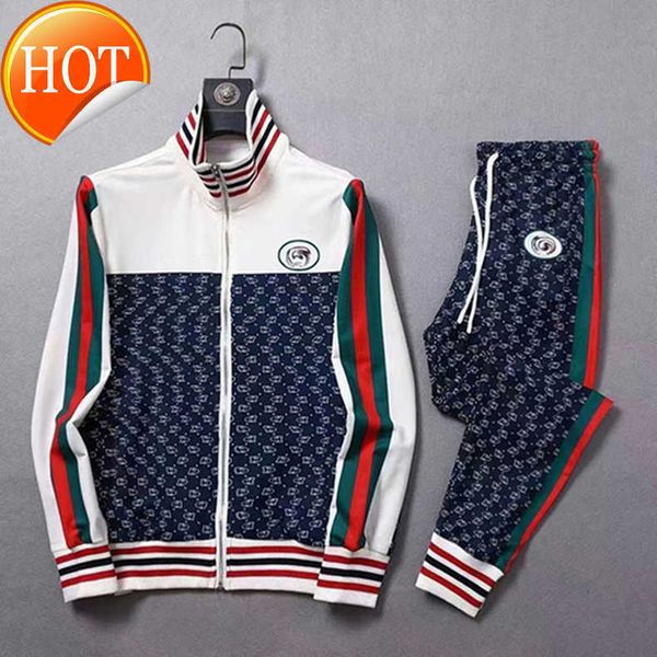 men women tracksuits two pieces set jacket pants with letters and strips printed ggg22, Gray
men women tracksuits two pieces set jacket pants with letters and strips printed ggg22, Gray