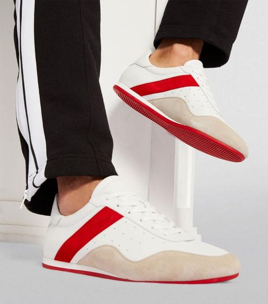 red-bottoms boot christians outdoor sports runner shoes men's low red sneaker without spikes genuine leather suede light sneakers etf, Black
red-bottoms boot christians outdoor sports runner shoes men's low red sneaker without spikes genuine leather suede light sneakers etf, Black