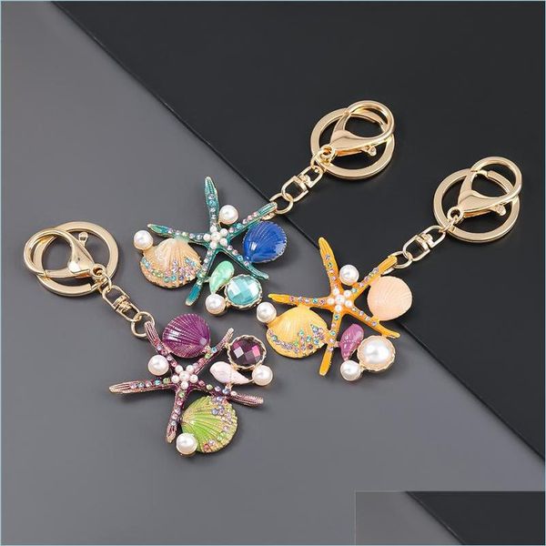 keychains lanyards fantasy cartoon sea world pearl shell starfish keychain pentagram crystal keychains ladies bag car key alloy pe dhc2z, Silver
keychains lanyards fantasy cartoon sea world pearl shell starfish keychain pentagram crystal keychains ladies bag car key alloy pe dhc2z, Silver