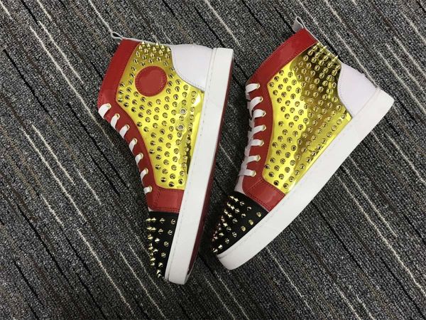 red-bottoms boot christians men's casual shoes red high- spiked sneakers full rivets flats paris luxury designer super quality spo mqi, Black
red-bottoms boot christians men's casual shoes red high- spiked sneakers full rivets flats paris luxury designer super quality spo mqi, Black