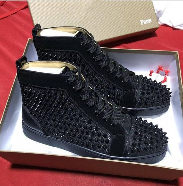 red-bottoms boot christians 2021s wholesale men's women casual shoes stud shoe red homme sneaker pik strass rhinestone party dress wed, Black
red-bottoms boot christians 2021s wholesale men's women casual shoes stud shoe red homme sneaker pik strass rhinestone party dress wed, Black