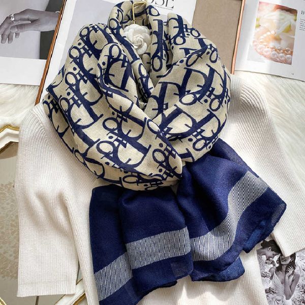 factory online wholesale 75% off classic scarf korean autumn and winter new cotton linen scarf womanly sunscreen letter shawl medium long fa, Blue;gray
factory online wholesale 75% off classic scarf korean autumn and winter new cotton linen scarf womanly sunscreen letter shawl medium long fa, Blue;gray