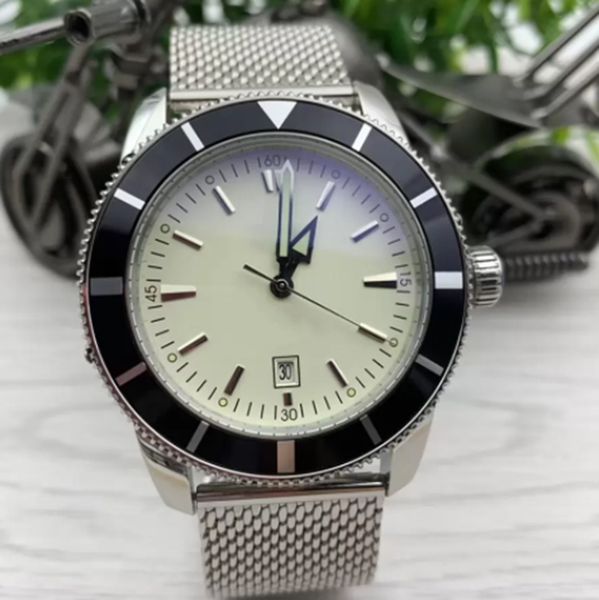luxury men's automatic mechanical watch super and ocean series date 47mm mesh strap calibre 20 wristwatches fret gratuit, Slivery;brown
luxury men's automatic mechanical watch super and ocean series date 47mm mesh strap calibre 20 wristwatches fret gratuit, Slivery;brown