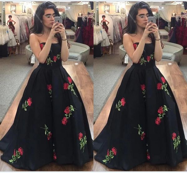2023 floral flowers applique evening dresses special occasion dresses black satin strapless zipper up a-line prom quinceanera dress charro, Black;red
2023 floral flowers applique evening dresses special occasion dresses black satin strapless zipper up a-line prom quinceanera dress charro, Black;red