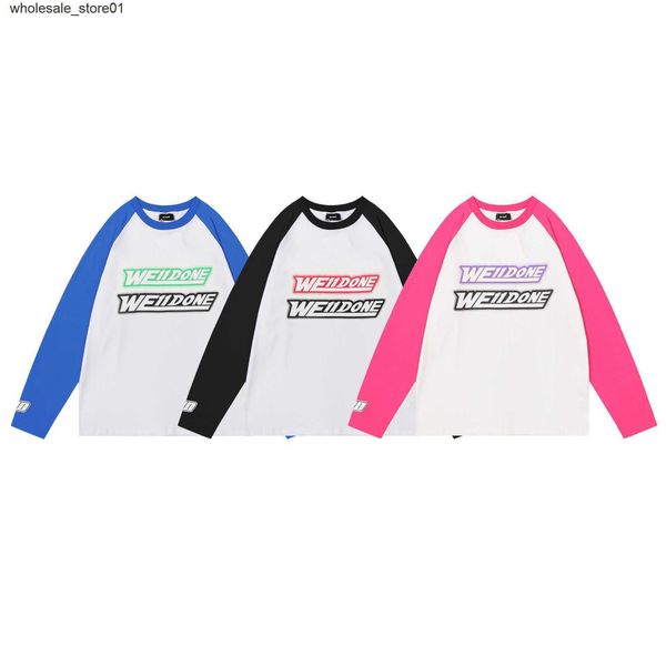 men's hoodies designer sweatshirts we11done lettering color blocking round neck long sleeve t-shirt men women hoodie, Black
men's hoodies designer sweatshirts we11done lettering color blocking round neck long sleeve t-shirt men women hoodie, Black