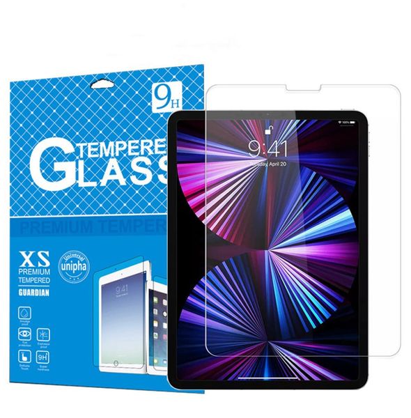 Image of Screen Protector Film 10.2 10.9 Inch Tempered Glass Anti-Scratch 0.3Mm For Ipad 10th 10.9 2022 Air 4 2 3 5 6 7 8 9 Pro 11 Mini 4 5 6 New With Paper Retail Package