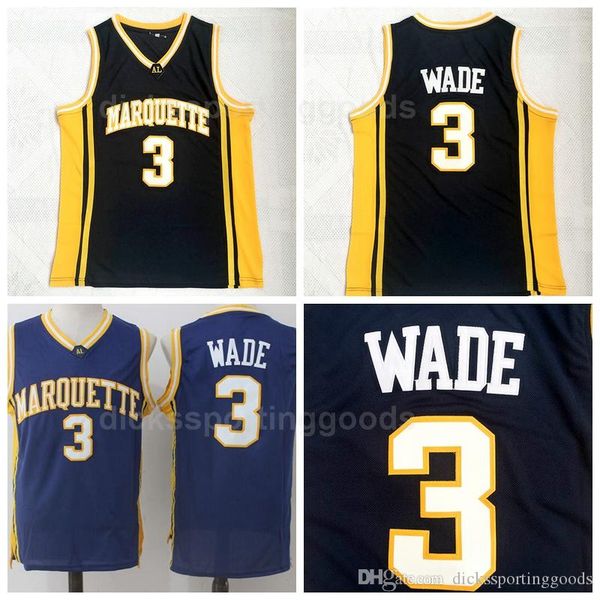 ncaa college basketball dwyane 3 wade jersey men university marquette golden eagles jerseys team color black blue for sport fans high/top
ncaa college basketball dwyane 3 wade jersey men university marquette golden eagles jerseys team color black blue for sport fans high/top