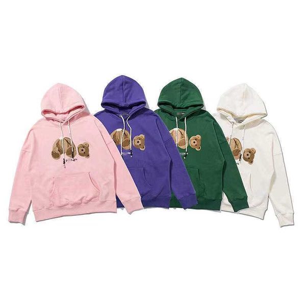 designer fashionable 2022 brand plam angle decapitated bear plush men and women loose hoodie tide coat xso7, Black
designer fashionable 2022 brand plam angle decapitated bear plush men and women loose hoodie tide coat xso7, Black