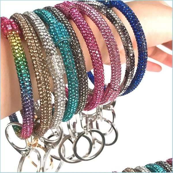 keychains lanyards colorf sile crystal bracelet key ring charm bangle keychain wristlet hoop dangle keyring fashion accesso dhdzi, Silver
keychains lanyards colorf sile crystal bracelet key ring charm bangle keychain wristlet hoop dangle keyring fashion accesso dhdzi, Silver