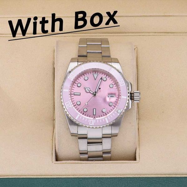 ceramic bezel mens watches 41mm automatic mechanical 2813 movement watch luminous sapphire waterproof sports self-wind fashion wristwatches, Slivery;brown
ceramic bezel mens watches 41mm automatic mechanical 2813 movement watch luminous sapphire waterproof sports self-wind fashion wristwatches, Slivery;brown