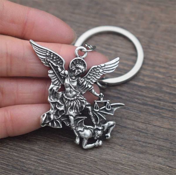 keychains archangel st.michael protect me keychain holy shield charm russian orthodox pendant g221026, Silver
keychains archangel st.michael protect me keychain holy shield charm russian orthodox pendant g221026, Silver