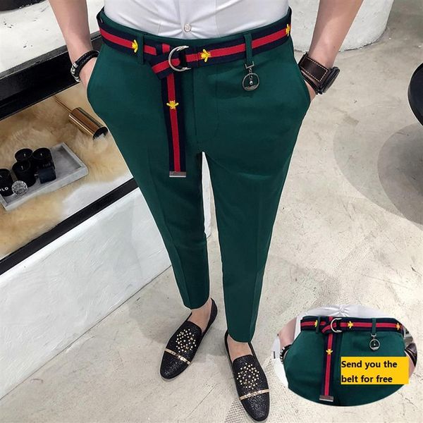 trousers mens green pants mens casual pantalones hombre calca masculina 2018 white british style red social club slim fit tight245m, Black
trousers mens green pants mens casual pantalones hombre calca masculina 2018 white british style red social club slim fit tight245m, Black