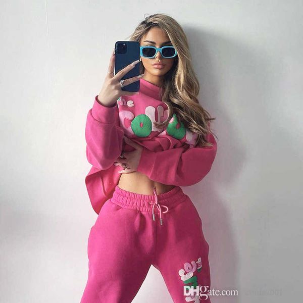 women's tracksuits fashion leisure trend sportswear letter english printed sweater and pants two piece set autumn streetwear, Gray
women's tracksuits fashion leisure trend sportswear letter english printed sweater and pants two piece set autumn streetwear, Gray