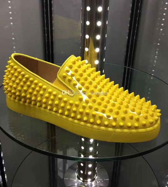 red-bottoms boot christians luxury designers loafers rivets casual shoes sneakers women pik boat flats low yellow paint leather man tr cmc, Black
red-bottoms boot christians luxury designers loafers rivets casual shoes sneakers women pik boat flats low yellow paint leather man tr cmc, Black