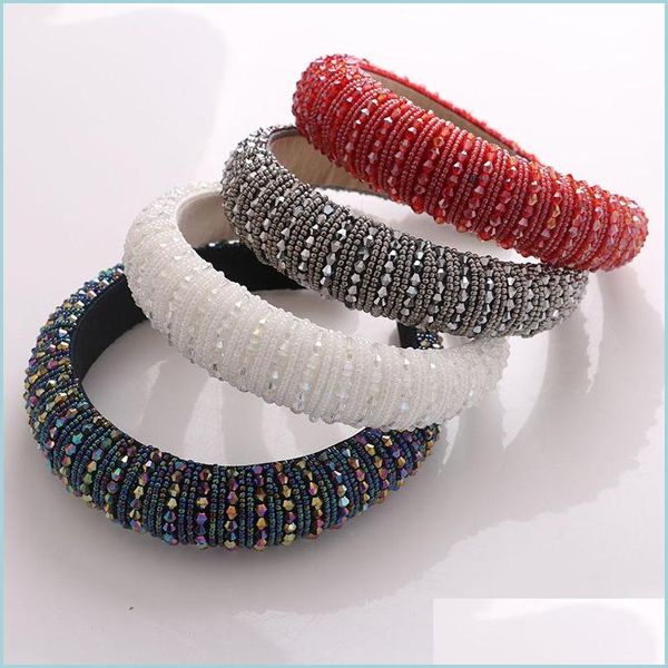 hair band 25 colors rhinestones padded headbands for women fl crystal hairbands black sier hairhoop baroque headband hair accessorie dhtfn, Black;brown
hair band 25 colors rhinestones padded headbands for women fl crystal hairbands black sier hairhoop baroque headband hair accessorie dhtfn, Black;brown