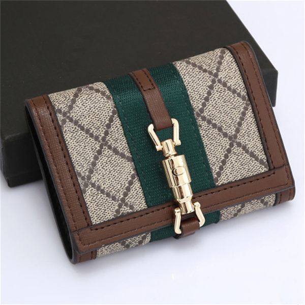 stripe designers purse luxury mens wallet for women jackie 1961 mini card holder coin purses262p, Red;black
stripe designers purse luxury mens wallet for women jackie 1961 mini card holder coin purses262p, Red;black