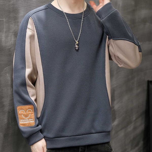 new autumn men's sweater youth pullover rib cloth long sleeve undercoat round neck wear, Black
new autumn men's sweater youth pullover rib cloth long sleeve undercoat round neck wear, Black