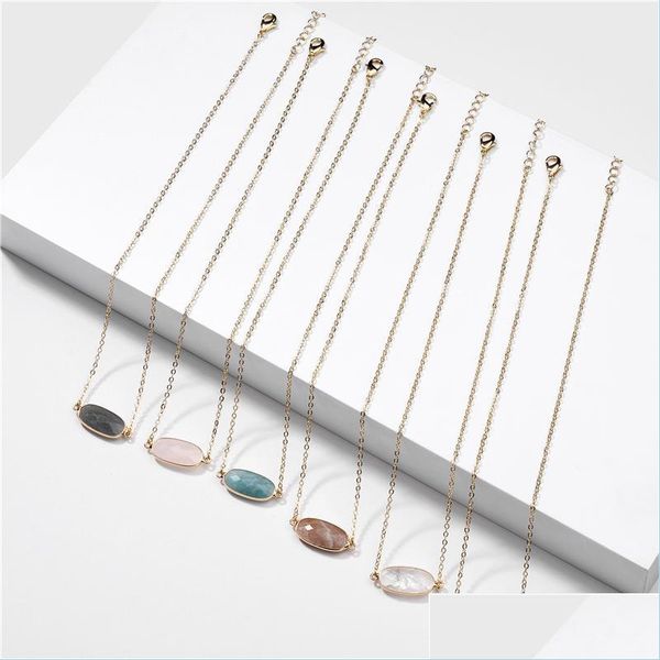 pendant necklaces colorf oval hexagon geometric natural stone gold plated pendant necklaces for women lady brand jewelry drop delive dhfta, Silver
pendant necklaces colorf oval hexagon geometric natural stone gold plated pendant necklaces for women lady brand jewelry drop delive dhfta, Silver