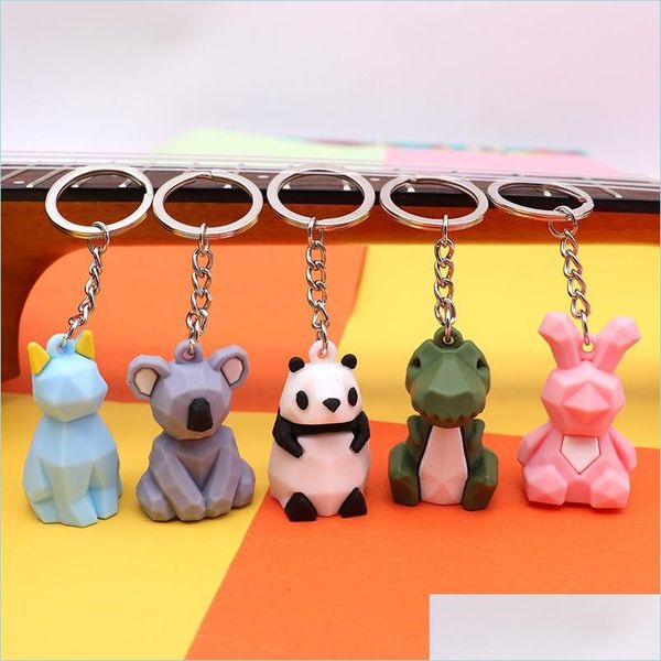 keychains lanyards creative cartoon geometric faceted dinosaur panda keychain couple car key chain keyring backpack trinket hangin dhx0u, Silver
keychains lanyards creative cartoon geometric faceted dinosaur panda keychain couple car key chain keyring backpack trinket hangin dhx0u, Silver